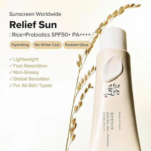 Beauty of Joseon Relief Sun - Rice + Probiotics (SPF50+PA++++)