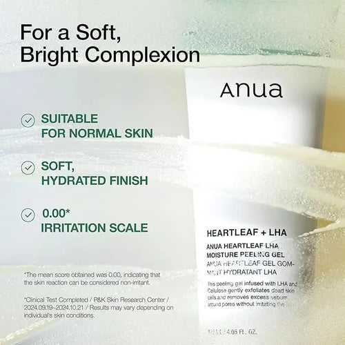 Anua - Heartleaf + LHA Moisture Peeling Gel